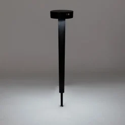 QAZQA Design-Stiftspot schwarz inkl. LED und Dimmer IP55 Solar - Fiorina