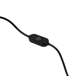 Trio Leuchten Design-Tischleuchte schwarz mit Silber inkl. LED 3-Stufen-Dimmbar in Kelvin - Blaze