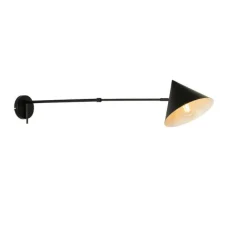 QAZQA Design-Wandleuchte schwarz verstellbar - Triangolo