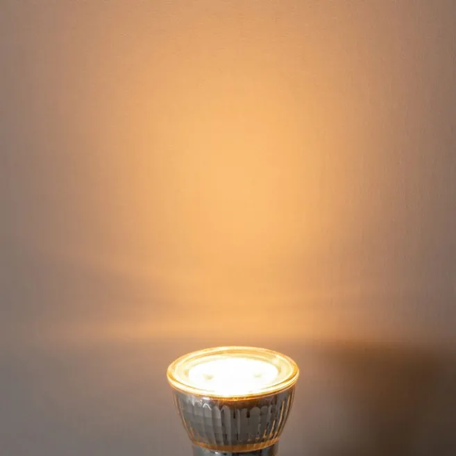 LUEDD Dimmbare GU10 LED-Glühbirne 35 mm, 4 W, 228 lm, 2200 K