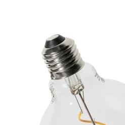 LUEDD E27 dimmbare LED Spiral Filament G95 4W 270lm 2700K
