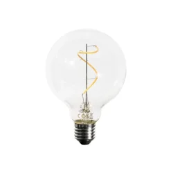 LUEDD E27 dimmbare LED Spiral Filament G95 4W 270lm 2700K