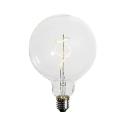 LUEDD E27 Dimmbare LED Spiral Filament G125 4W 270lm 2700K