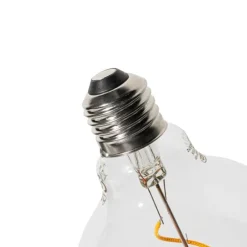 LUEDD E27 dimmbare LED Spiral Filament G95 4W 270lm 2200K