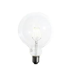 LUEDD E27 dimmbare LED Spiral Filament G125 5W 450lm 2700K