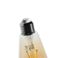 LUEDD E27 Dimmbare LED-Filament-Glühbirne ST64 Gold 4,5W 450 lm 2200K
