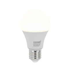 LUUMR E27 Dimmbare LED-Glühbirne A60 Opal 9W 806lm 2700-6500K