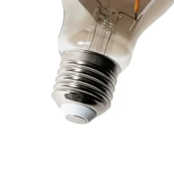 LUEDD E27 Dimmbare LED-Glühbirne A60 Rauchglas 3W 250 lm 2200K