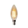 LUEDD E14 Dimmbare LED-Glühbirne B35 Gold 4W 450 lm 2200K