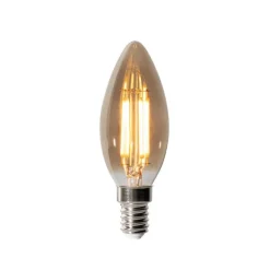 LUEDD E14 Dimmbare LED-Glühbirne B35 Rauch 4W 300 lm 2200K