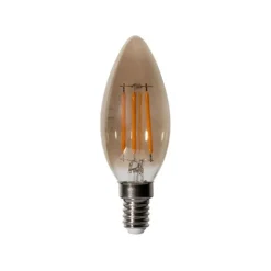LUEDD E14 Dimmbare LED-Glühbirne B35 Rauch 4W 300 lm 2200K