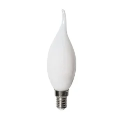 LUEDD E14 Dimmbare LED-Glühbirne BXS35 Opal 4W 450 lm 2200K