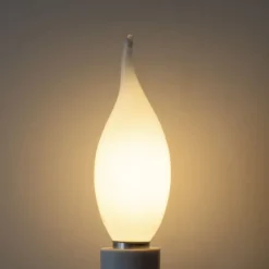 LUEDD E14 Dimmbare LED-Glühbirne BXS35 Opal 4W 450 lm 2700K