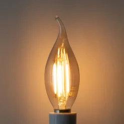 LUEDD E14 Dimmbare LED-Glühbirne BXS35 Rauch 4W 300 lm 2200K