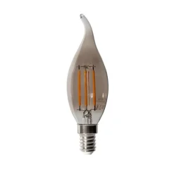 LUEDD E14 Dimmbare LED-Glühbirne BXS35 Rauch 4W 300 lm 2200K