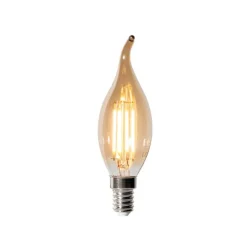 LUEDD E14 Dimmbare LED-Glühbirne BXS35 Gold 4W 450 lm 2200K