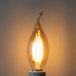 LUEDD E14 Dimmbare LED-Glühbirne BXS35 Gold 4W 450 lm 2200K