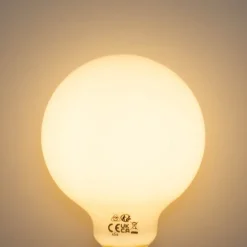 LUEDD E27 dimmbare LED-Glühbirne Opal G95 5W 450lm 2700K