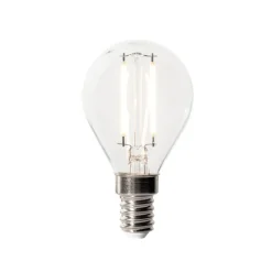 LUEDD E14 Dimmbare LED-Glühbirne P45 Klarglas 3W 250 lm 3000K