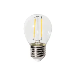 LUEDD E27 Dimmbare LED-Glühbirne P45 Klarglas 3W 250 lm 3000K