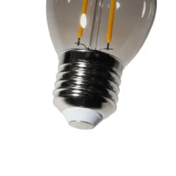 LUEDD E27 Dimmbare LED-Glühbirne P45 Rauch 3W 250 lm 2200K