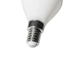 LUEDD E14 Dimmbare LED-Glühbirne P45 Opal 5W 470 lm 3000K