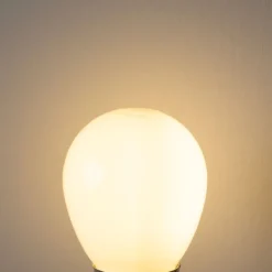 LUEDD E27 Dimmbare LED-Glühbirne P45 Opalglas 3W 250 lm 2700K