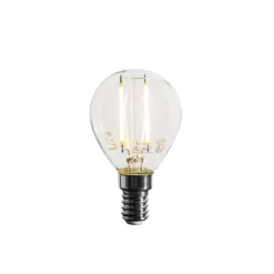 LUEDD E14 Dimmbare LED-Glühbirne P45 Klar 3W 250 lm 2700K