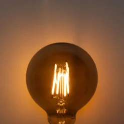 LUEDD E27 Dimmbare LED-Glühbirne Rauch G95 5W 200 lm 1900K