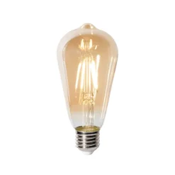 LUEDD E27 Dimmbare LED-Glühbirne ST64 Gold 5W 450 lm 2700K