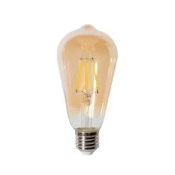 LUEDD E27 Dimmbare LED-Glühbirne ST64 Gold 5W 450 lm 2700K