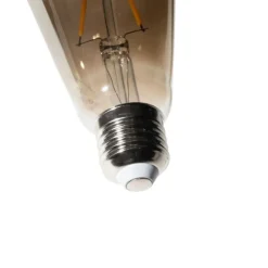 LUEDD E27 Dimmbare LED-Glühbirne ST64 Rauchglas 2W 200 lm 2700K