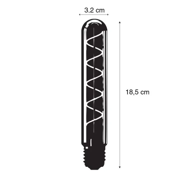 Calex E27 Dimmbare LED-Glühbirne T30 Gold 2,3W 65 lm 1800K
