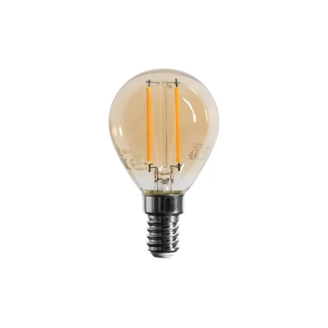 LUEDD E14 Dimmbare LED-Glühbirnen G45 Gold 4W 330 lm 2100K