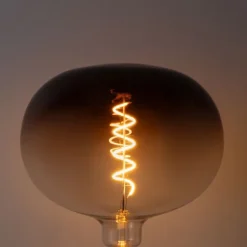 LUEDD E27 Dimmbare LED-Glühbirnen G220 Braun 4,9W 130 lm 1800K