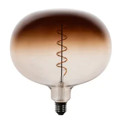 LUEDD E27 Dimmbare LED-Glühbirnen G220 Braun 4,9W 130 lm 1800K