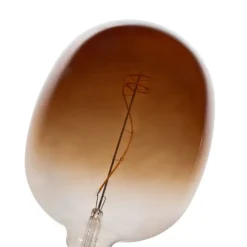 LUEDD E27 Dimmbare LED-Glühbirnen G170 Braun 4,9W 130 lm 1800K