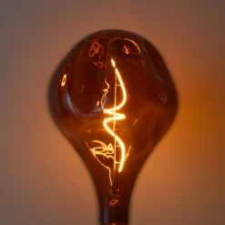 LUEDD E27 Dimmbare LED-Glühbirnen PS160 Braun 4W 120 lm 1800K