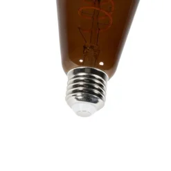 LUEDD E27 Dimmbare LED-Glühbirnen ST64 Braun 4W 100 lm 1800K