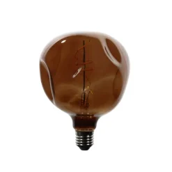 LUEDD E27 Dimmbare LED-Glühbirnen T125 Braun 4W 120 lm 1800K