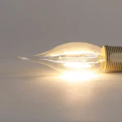 LUEDD E14 dimmbare LED-Glühfaden-Kerzenlampe 3W 250 lm 2700K