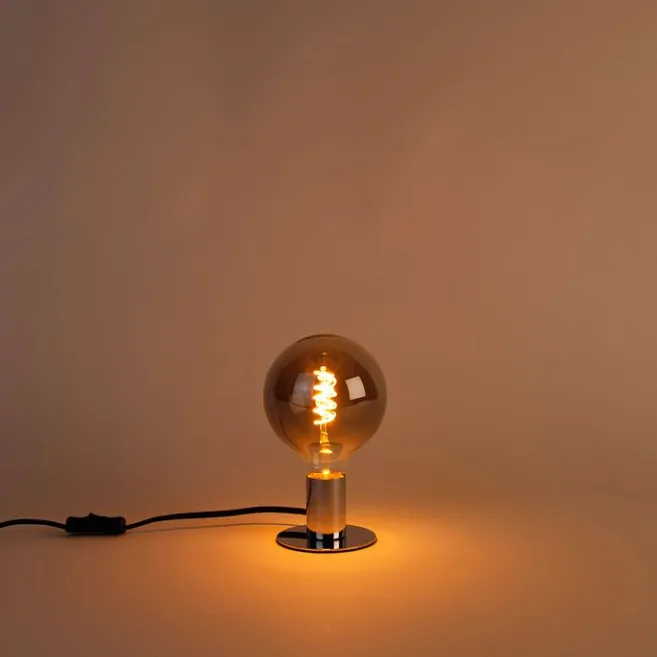 LUEDD E27 dimmbare LED-Glühfadenlampe G125 rauchfarben 4W 120 lm 1800K