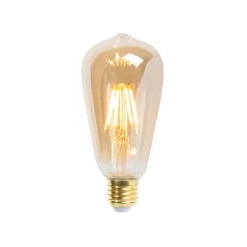 LUEDD E27 dimmbare LED-Glühlampe ST64 goldline 5W 380 lm 2200K