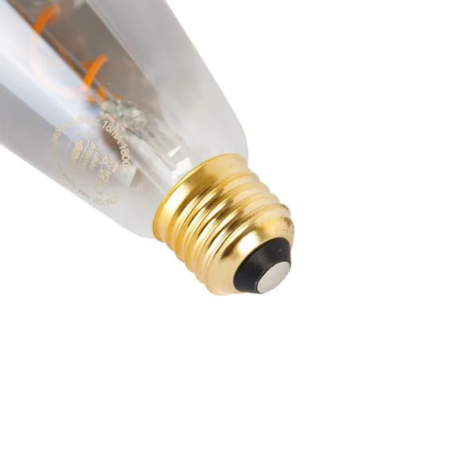 LUEDD E27 dimmbare LED-Glühlampe ST64 Rauch 120 lm 1800K