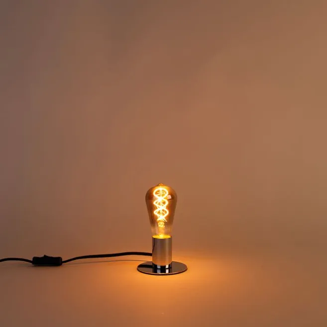 LUEDD E27 dimmbare LED-Glühlampe ST64 Rauch 120 lm 1800K