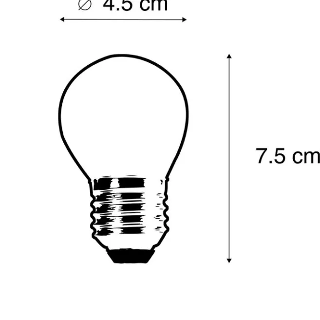 LUEDD E27 dimmbare LED-Glühlampe 3W 250 lm 2700K
