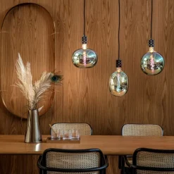 Calex E27 dimmbare LED-Lampe G220 Regenbogen 4W 40 lm 2000K