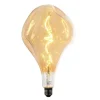 LUEDD E27 Dimmbare LED-Lampe Spiralfilament PS160 Amber 6W 340 lm 1800K