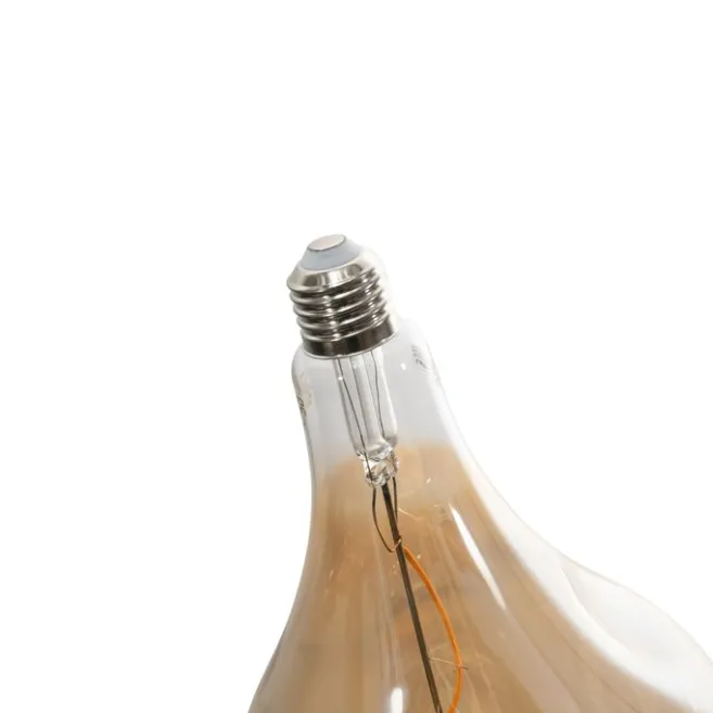 LUEDD E27 Dimmbare LED-Lampe Spiralfilament PS160 Amber 6W 340 lm 1800K