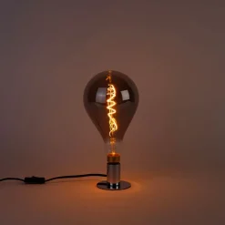 LUEDD E27 dimmbare LED-Spiralfadenlampe A165 Rauch 4W 120 lm 1800K